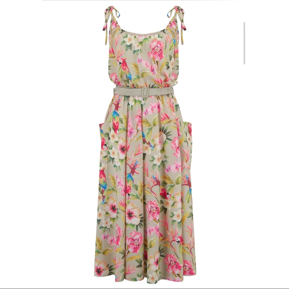 Rock N Romance "Suzy" Sun Dress in Paradise Print